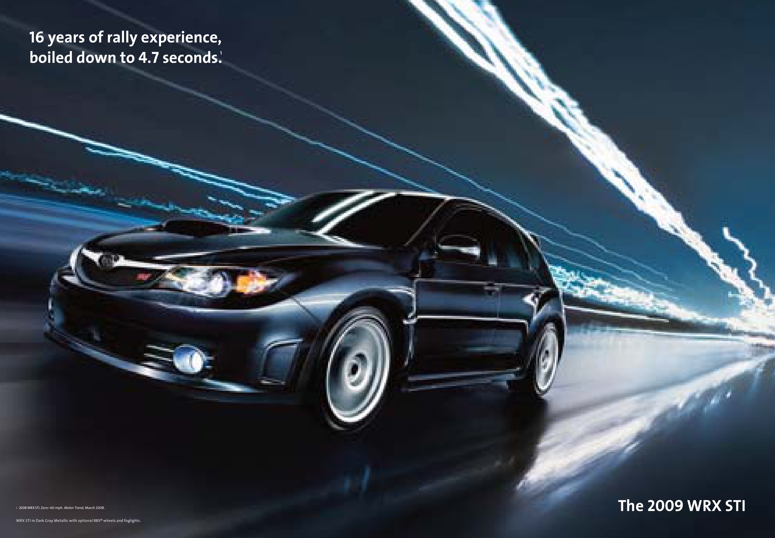 2009 Subaru Impreza WRX Brochure Page 16